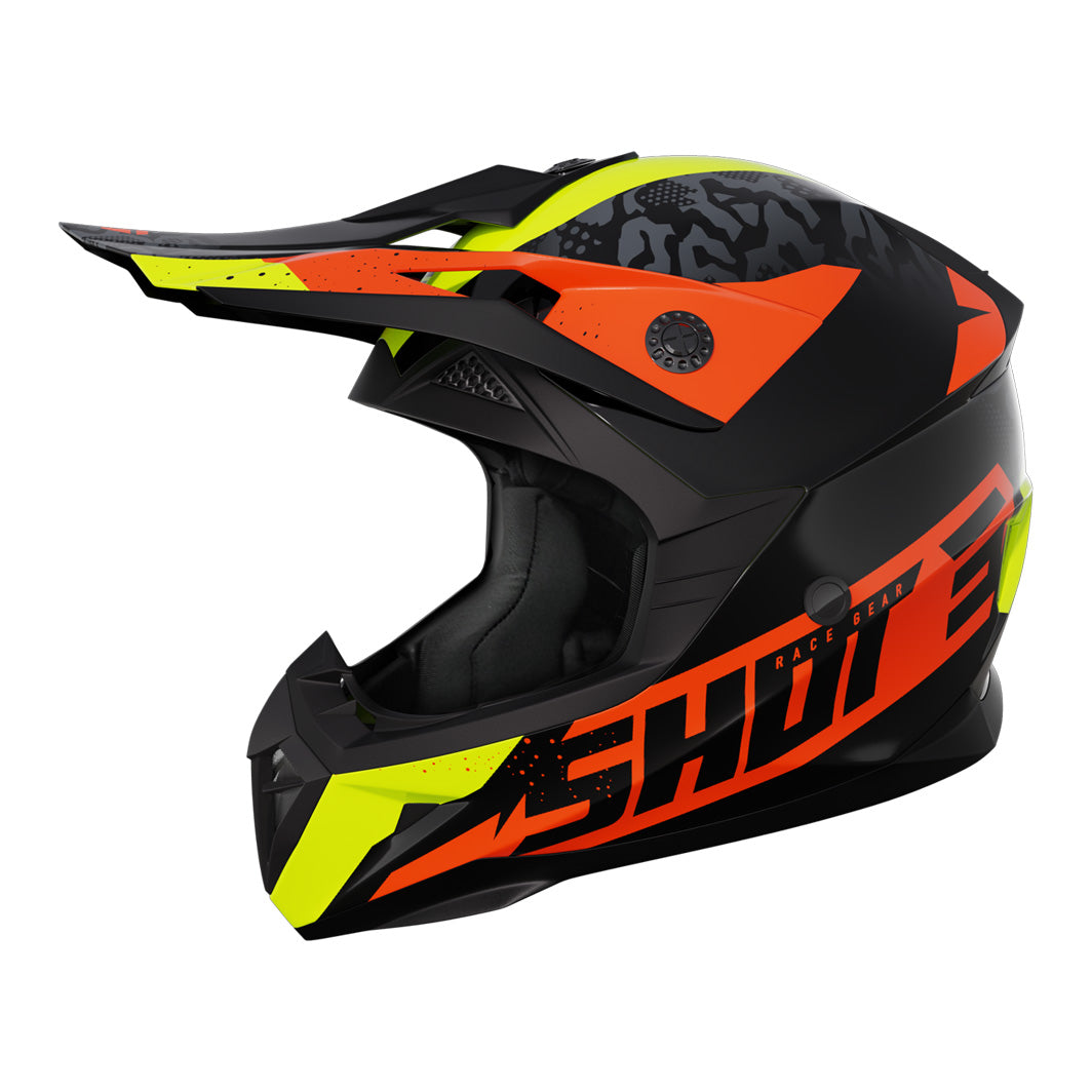 capacete-crianca-shot-pulse-airfit-preto-amarelo-neon-laranja