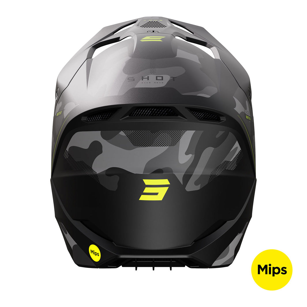 capacete-shot-race-battle-amarelo-neon-mate-back